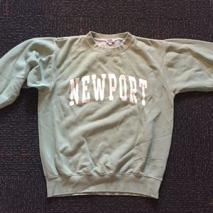 Brandy Melville mint Newport sweatshirt